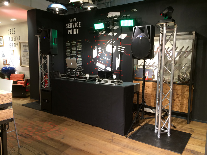 Weber Store Berlin DJ